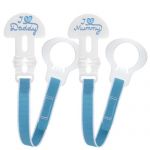 Mam Soother Clips Pair "Blue"