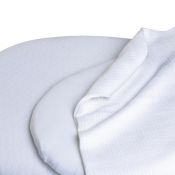 CLAIR DE LUNE Cot Bed Bedding Bale 3-pce "White"