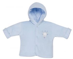 Tiny Bear Velour Jacket - Blue