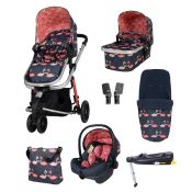 COSATTO Giggle 3 in 1 i-Size Everything Bundle "Pretty Flamingo"
