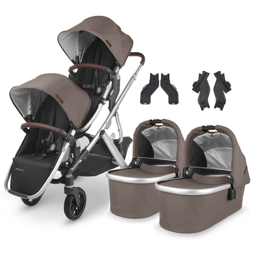 UPPAbaby Vista V2 Twin "Theo" inc 2 Carrycots