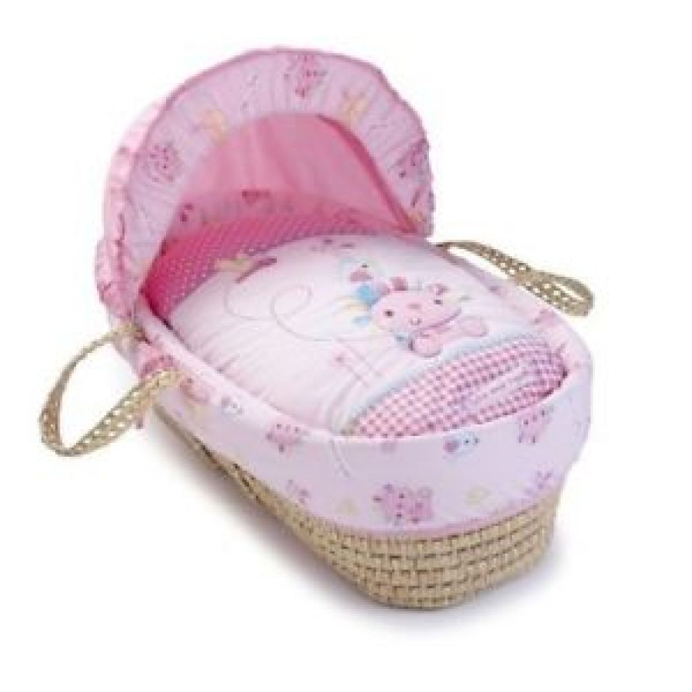 Clair De Lune Lottie Squeek Moses Basket Buy Online The Baby