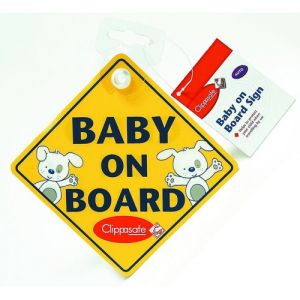 CLIPPASAFE Baby on Board Sign