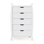 OBABY Stamford Tall Chest of Drawers White