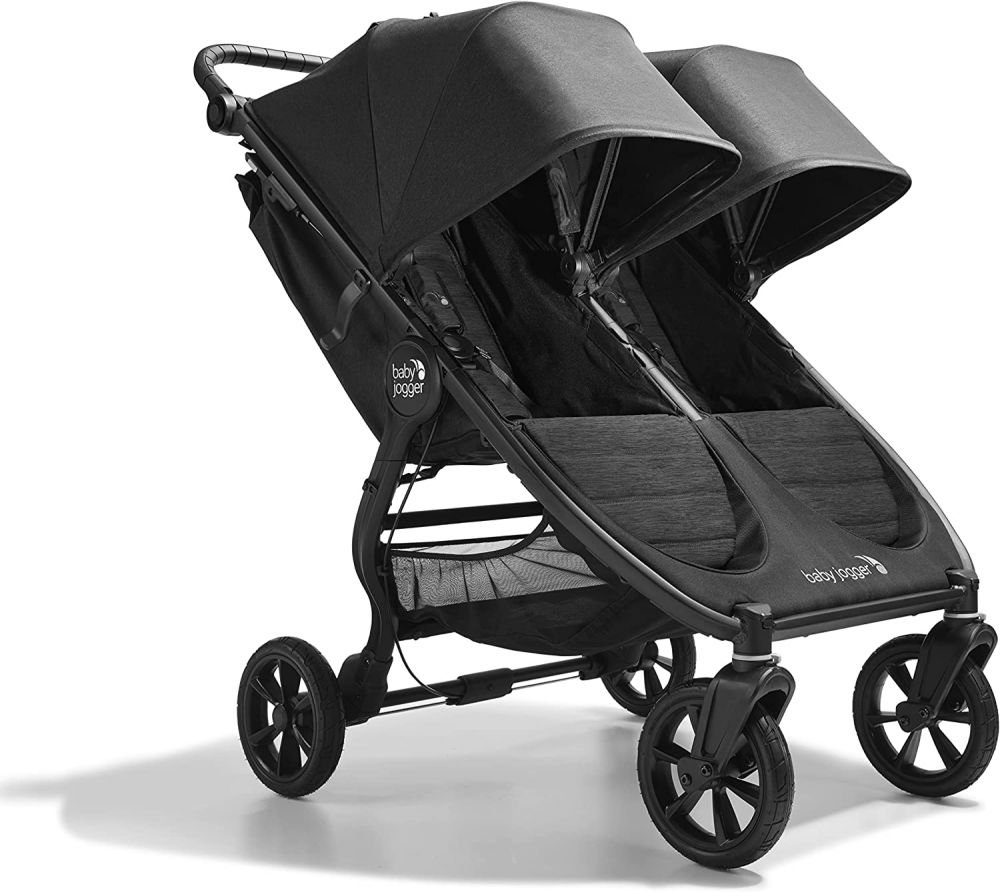 begrænse fure spil Baby Jogger City Mini 2 GT Double and Raincover - Opulent Black - buy  online - The Baby Barn - UK