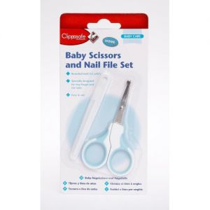 Clippasafe Baby Nail Scissors and File