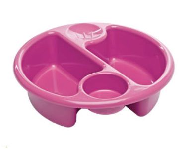 NEAT NURSERY Top 'N' Tail Bowl -  Pink Round