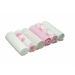 CUDDLES Muslin Squares Pink