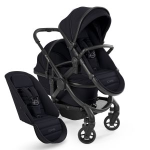 iCandy Peach 7 Combo Double Pushchair, Black Edition