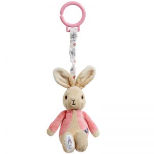Peter Rabbit Jiggle Attachable Toy Pink