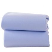 CLAIR DE LUNE Moses Flat Sheets "Blue"