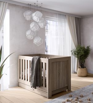 VENICCI Forenzo 'Truffle Oak' Cot Bed