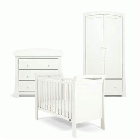 Mamas & Papas Mia Furniture Range "White" FREE Deluxe Spring Mattress