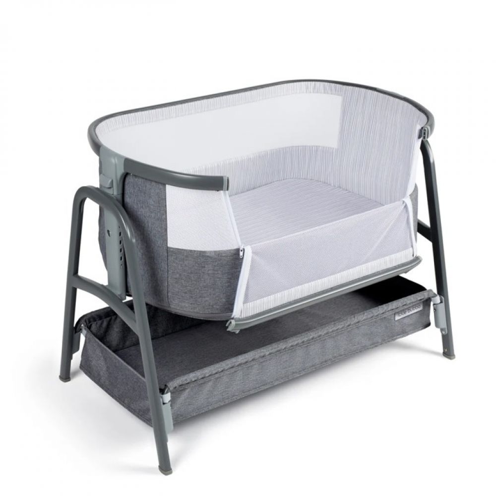 ICKLE BUBBA Bubba&Me Bedside Crib "Space Grey"
