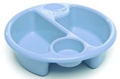 NEAT NURSERY Top 'N' Tail Bowl - Blue Round