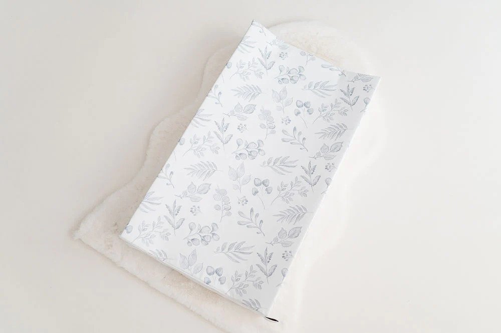 GILDED BIRD Wedge Changing Mat - Lovely Leaves