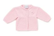 DANDELION Knit Cardigan "Pink Petal"  NB, 0-3, 3-6