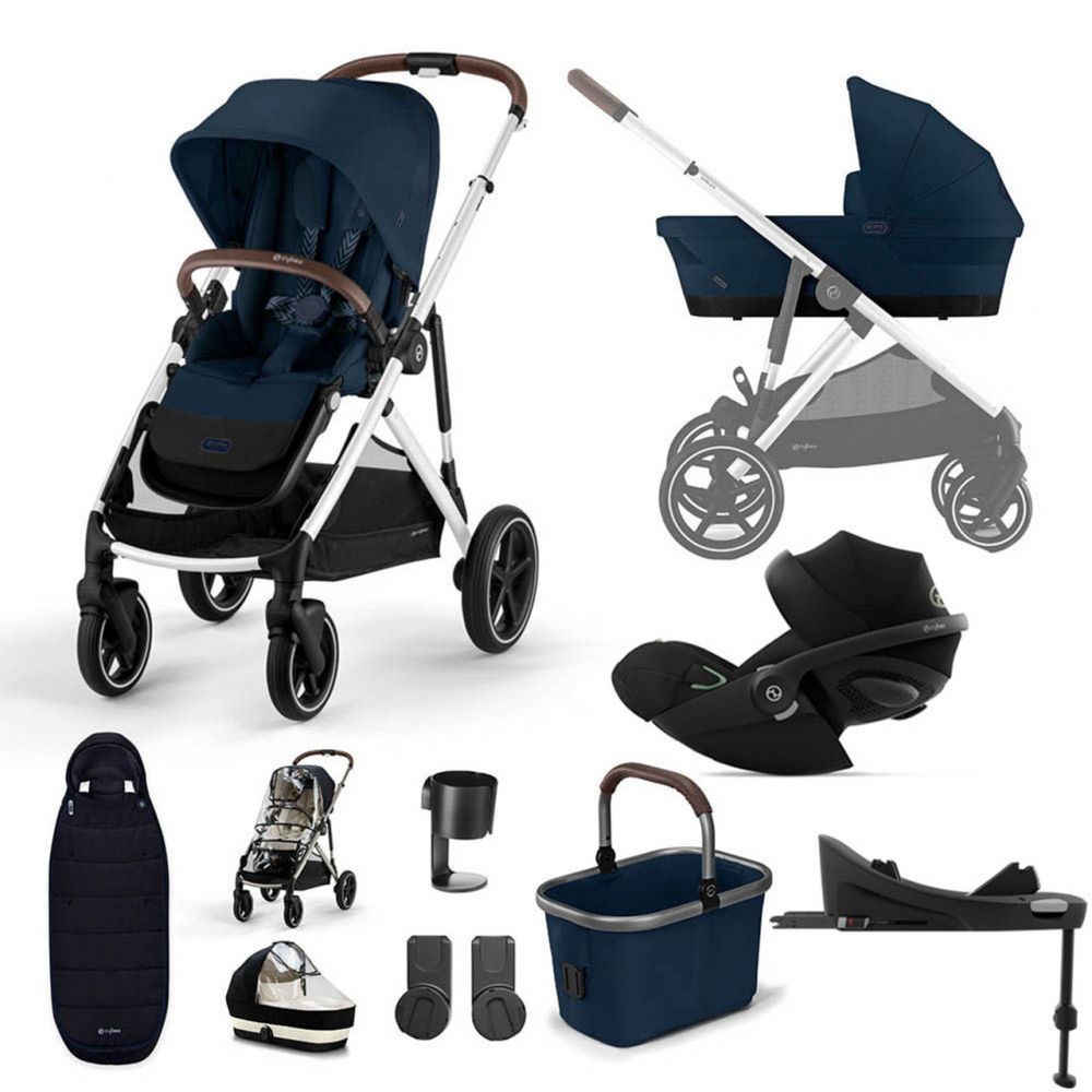 Cybex Gazelle S "Ocean Blue" - 11 piece bundle