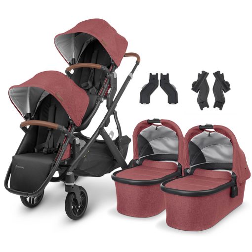 UPPAbaby Vista V2 Twin "Lucy" inc 2 Carrycots