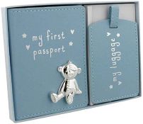 My First Passport And Luggage Tag Set Blue
