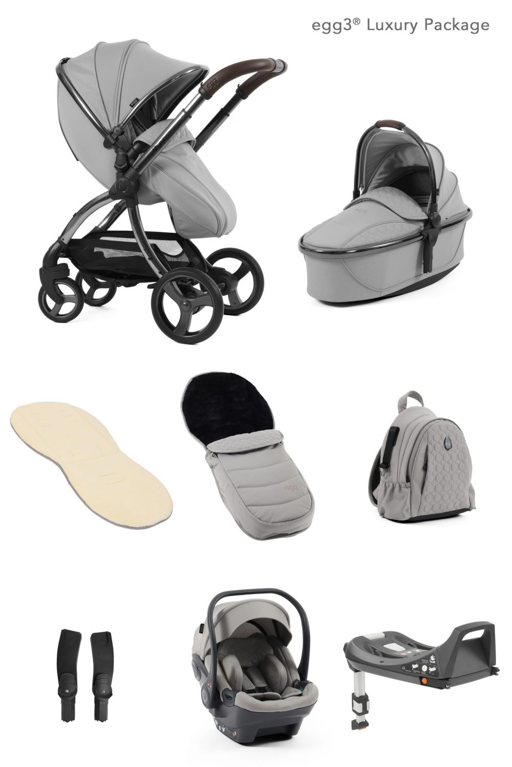 EGG3 Stroller - Luxury Bundle "Glacier"