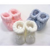 Booties Chunky Knit  0-6 mths