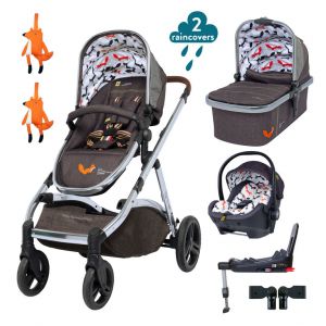COSATTO Wow XL 3 in 1 Car Seat and iSize Base Bundle 'Mister Fox'