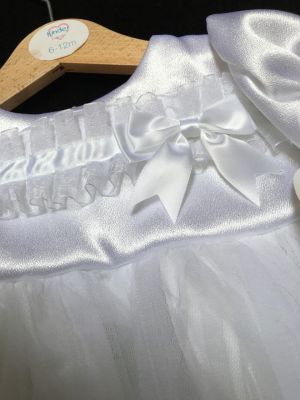 Kinder Christening Dress White 6-12 mths #2