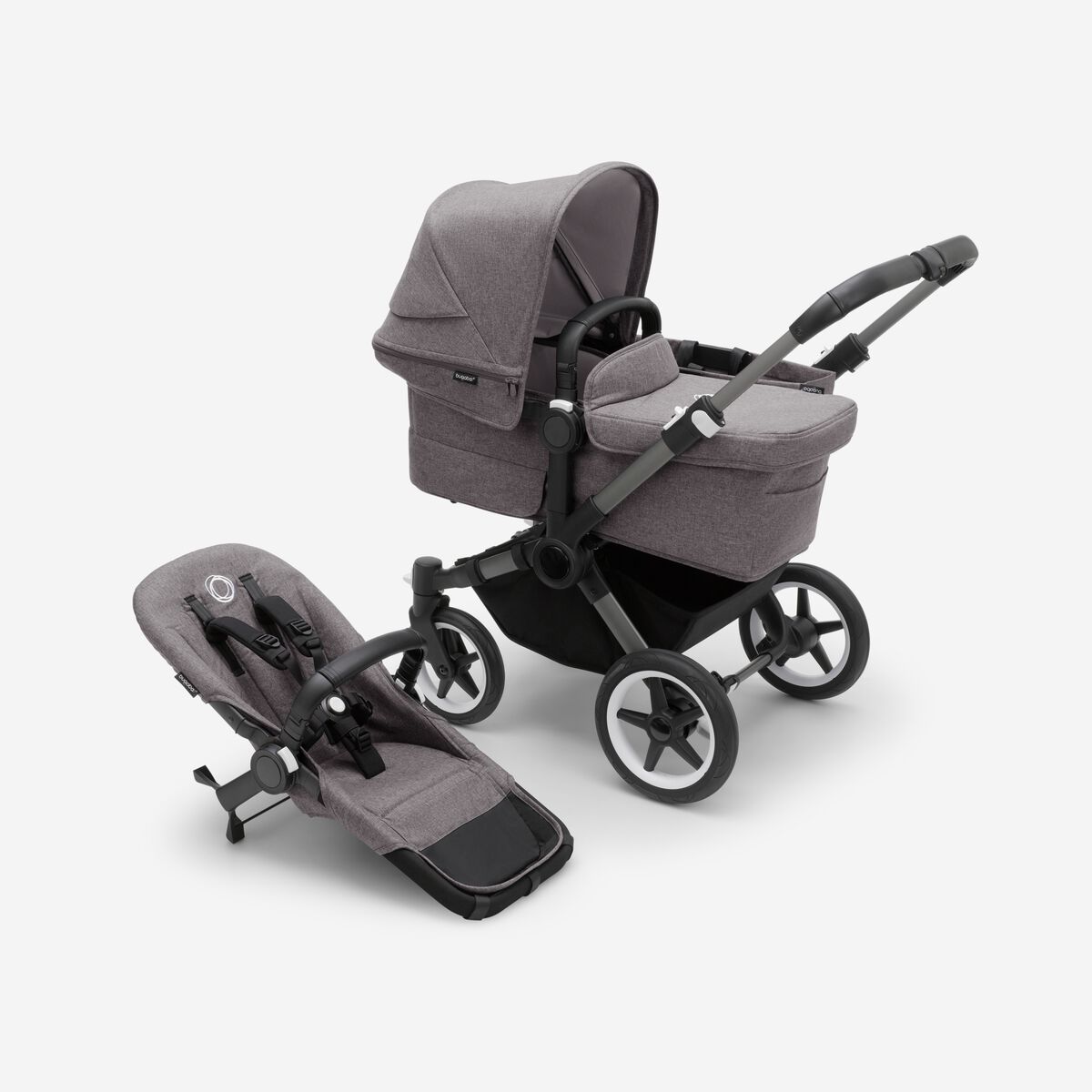 BUGABOO Donkey 5 Mono "Grey Melange"