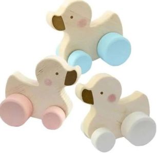 BAMBINO Pull Along Wooden Duck