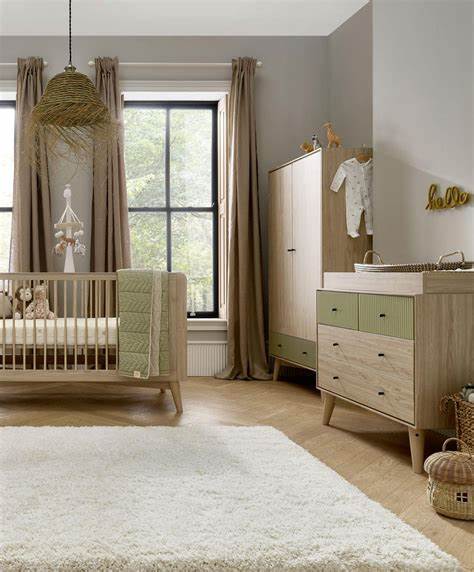 MAMAS & PAPAS Coxley Furniture Range "Natural/Olive Green"