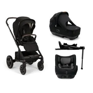 NUNA Mixx Next with Cari Next, Todl Next & Isofix Base "Caviar"