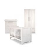 MAMAS & PAPAS Atlas Furniture Set "Nimbus White" FREE Spring Mattress