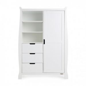 OBABY Stamford Double Wardrobe White