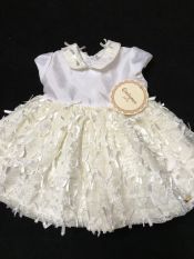 Spanish Ribbon Dress Ivory  6-12 mths