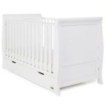 OBABY Stamford Classic Cot Bed & Drawer "White"