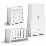 BABYSTYLE Vancouver Furniture 3 Piece Room Set + FREE Sprung Mattress