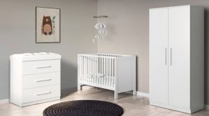 ICKLE BUBBA Grantham Mini 3 Piece Furniture WhiteSet